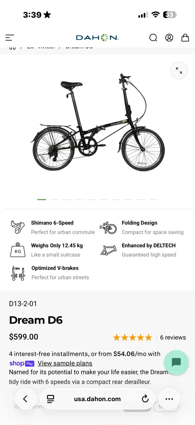 Dahon bike