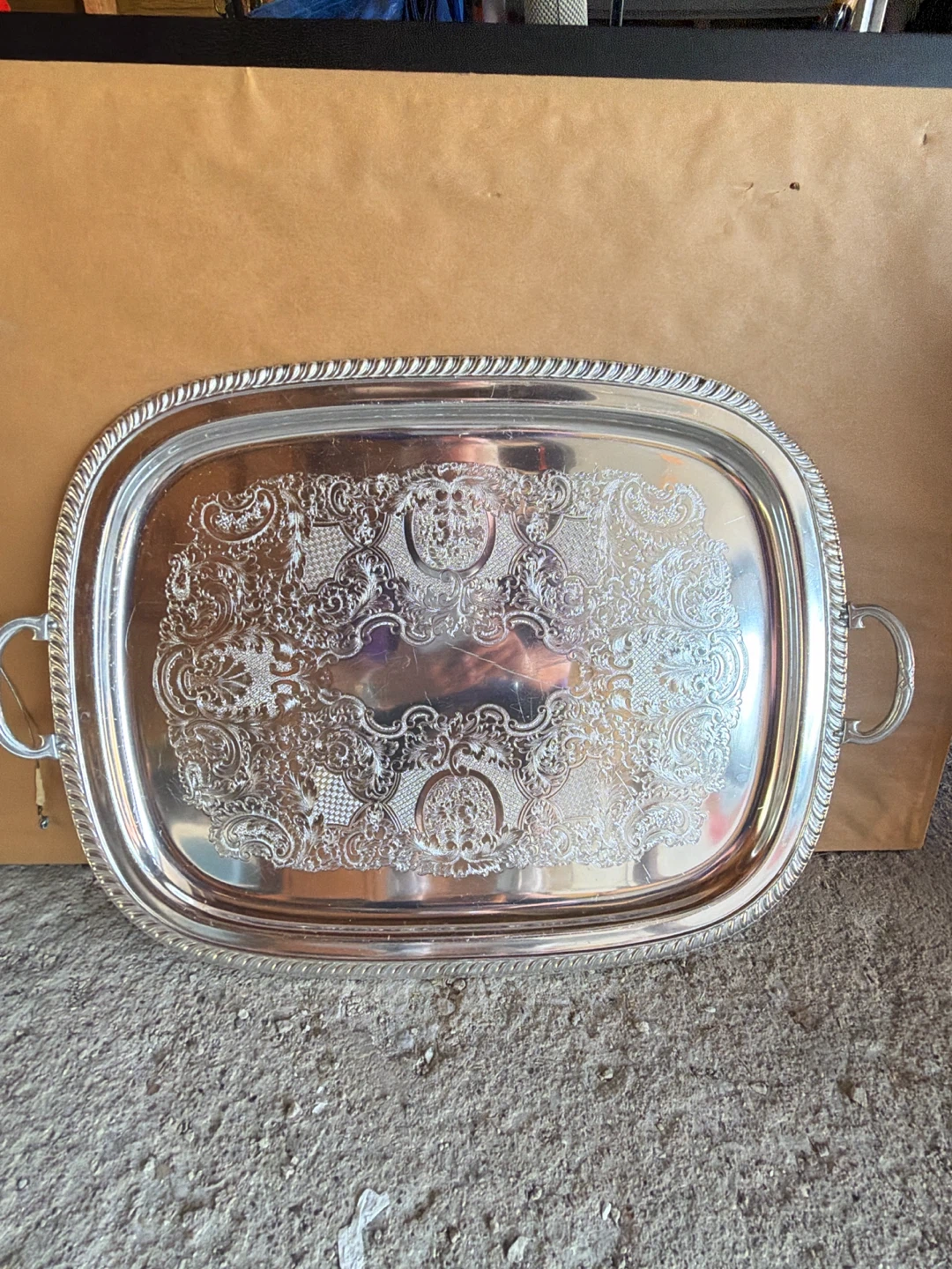 Steel Serving Tray