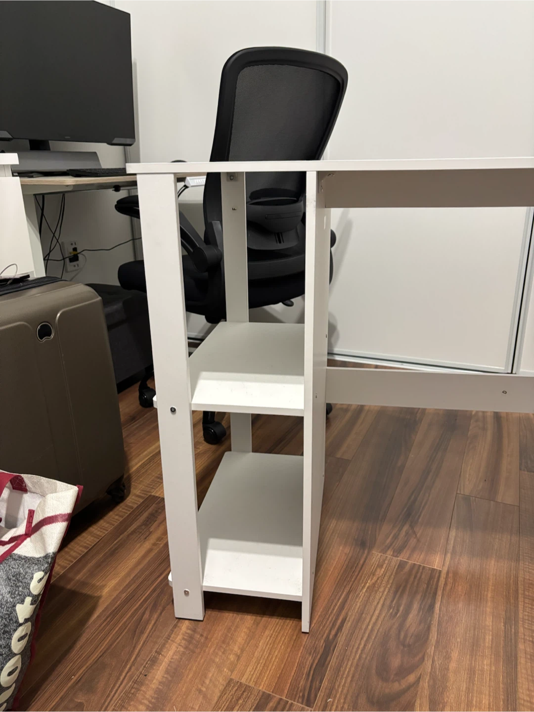 Home Office Computer Desk with Shelves - photo 3