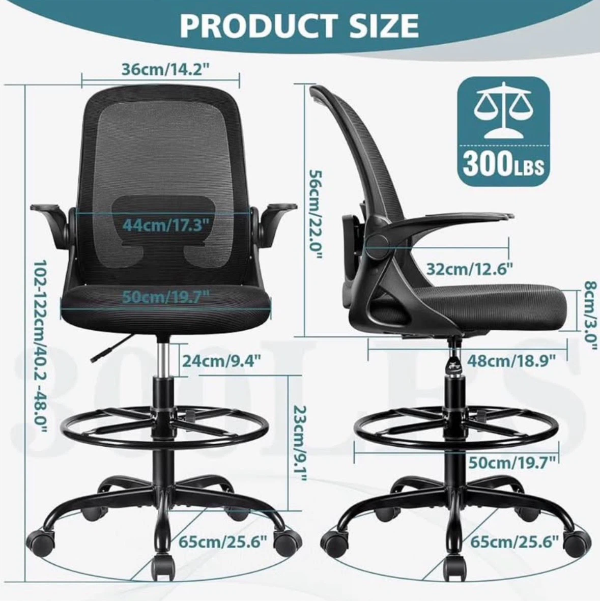 Office Chair / Drafting chair - photo 3