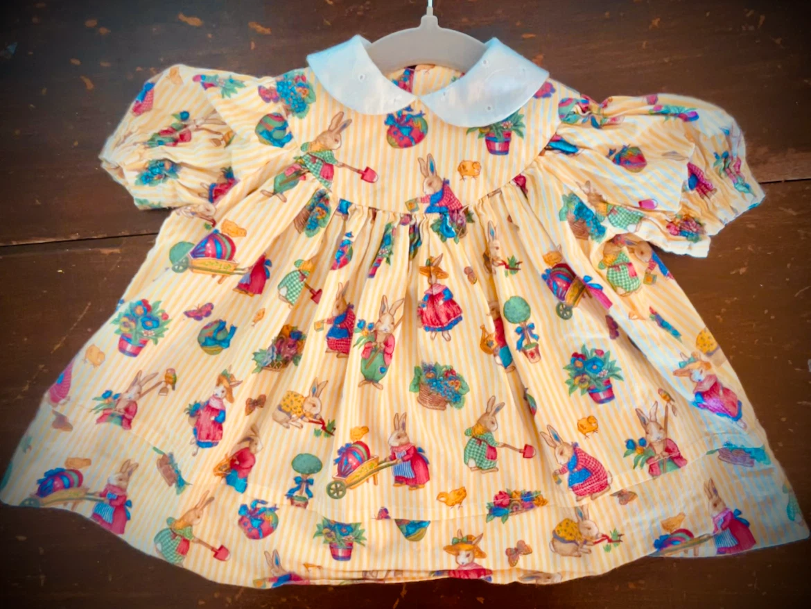 Vintage Baby Dress Peter Rabbit 3-6months