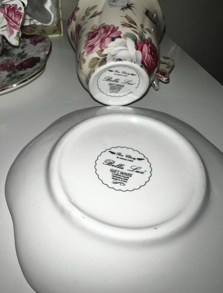 Bella Lux Teacup and Saucer Set - photo 3