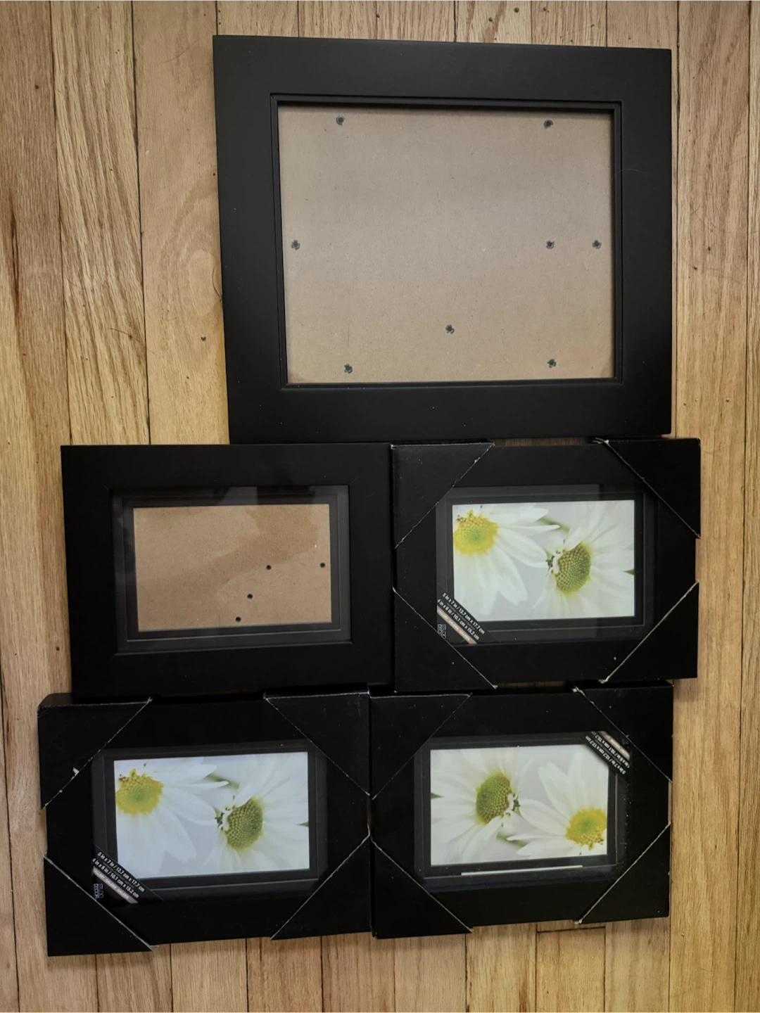 Black Picture Frames - Set of 5