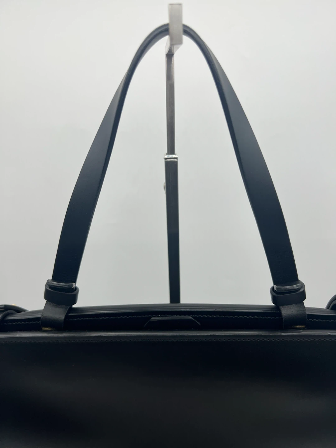 NICO GIANI Voltea Black Smooth Leather Large Satchel Top Handle - photo 3