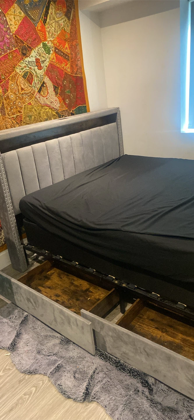 Queen bed frame