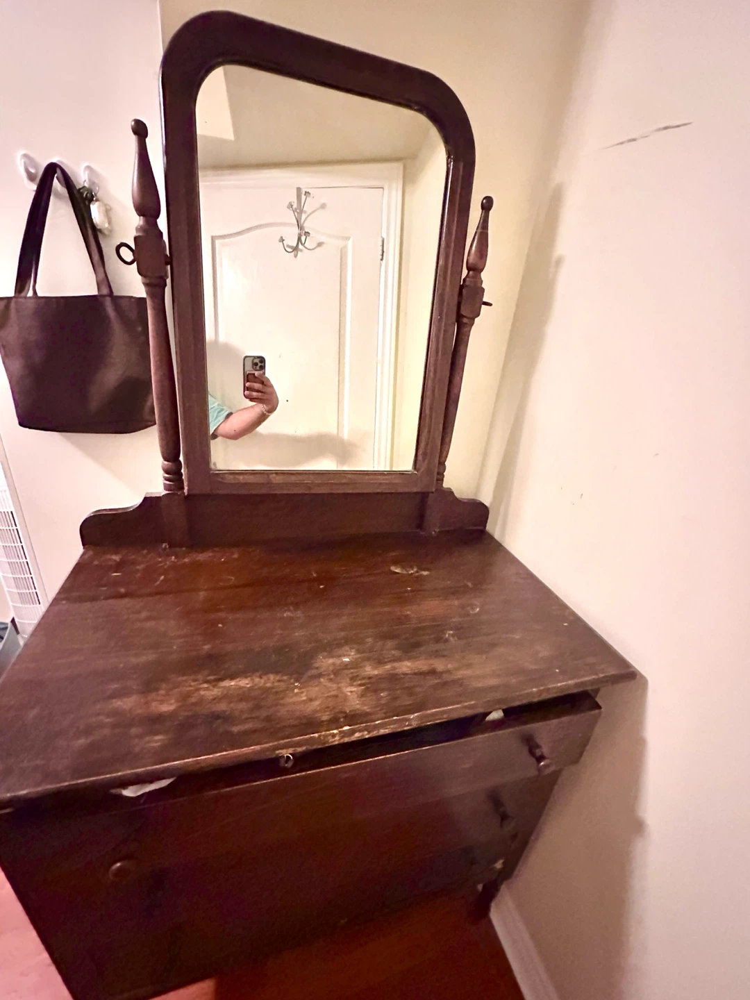 Antique Dresser with Mirror - photo 3