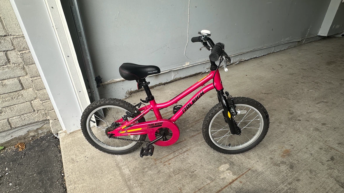 16” Raleigh Kids Bike - Pink