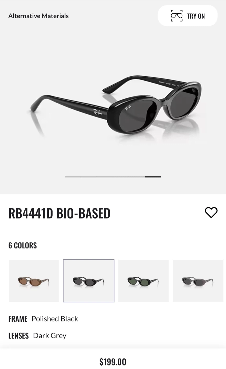 Ray-Ban RB4441D Bio-Based Sunglasses - Polished Black - photo 2