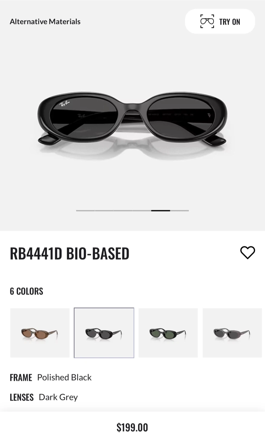 Ray-Ban RB4441D Bio-Based Sunglasses - Polished Black - photo 3