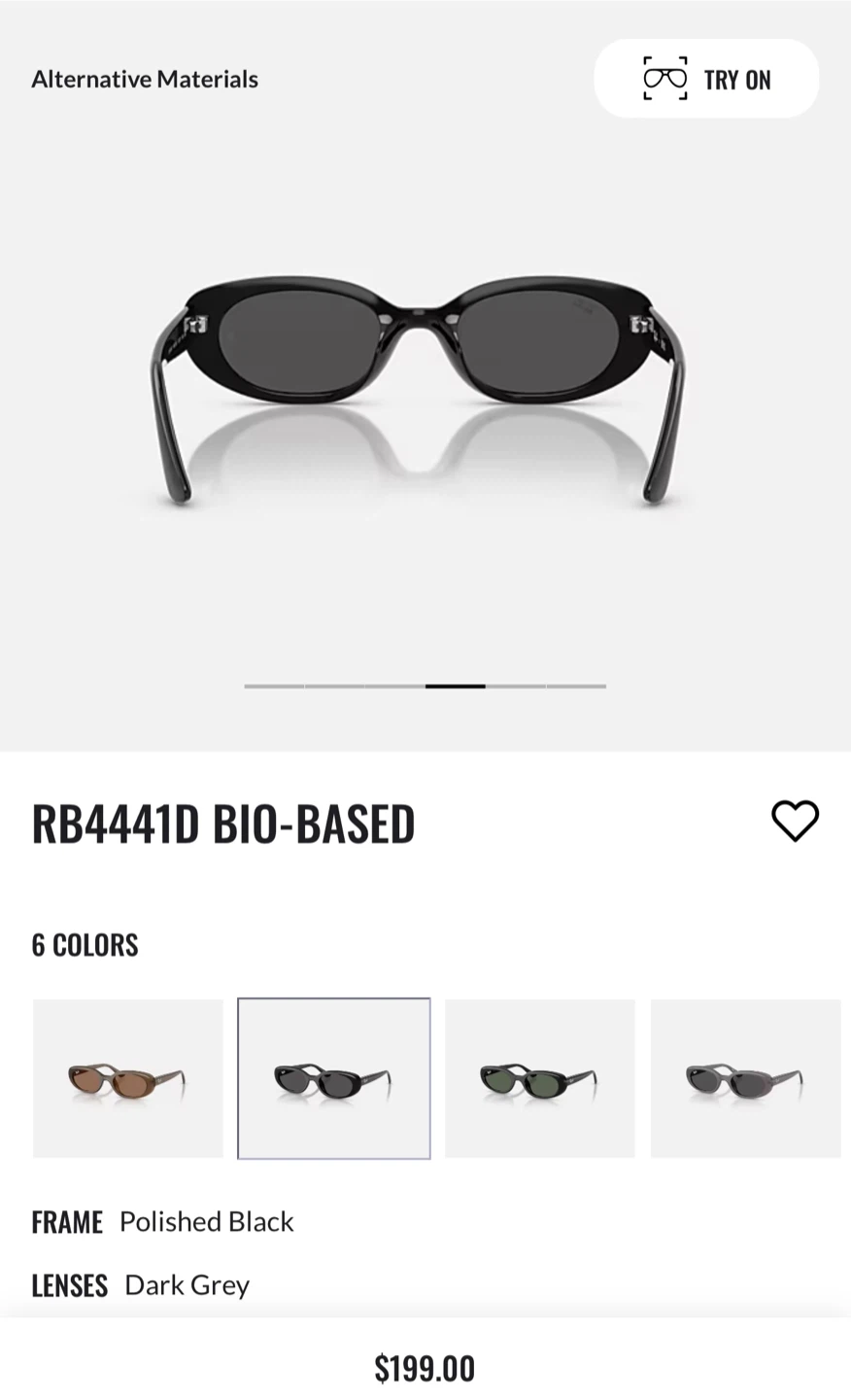 Ray-Ban RB4441D Bio-Based Sunglasses - Polished Black - photo 4