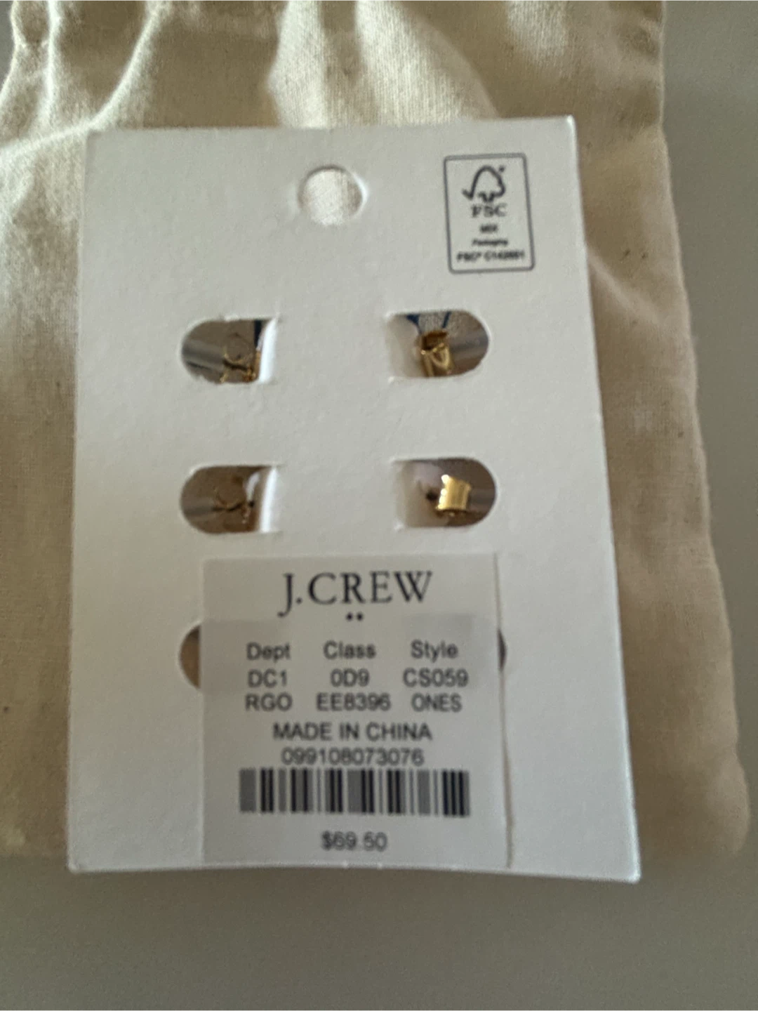 J. Crew Set of 3 Pairs Hoop Earrings - photo 2