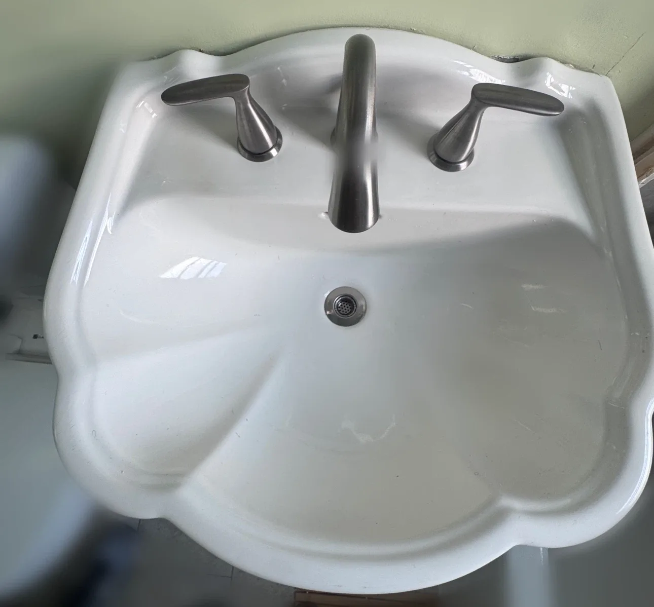 Pedestal sink white - photo 2