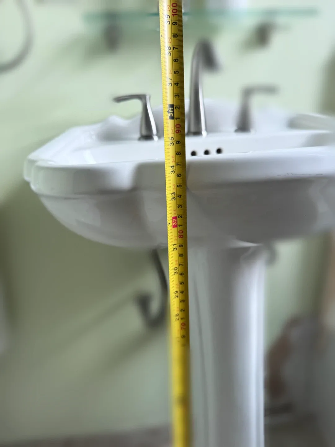 Pedestal sink white - photo 3