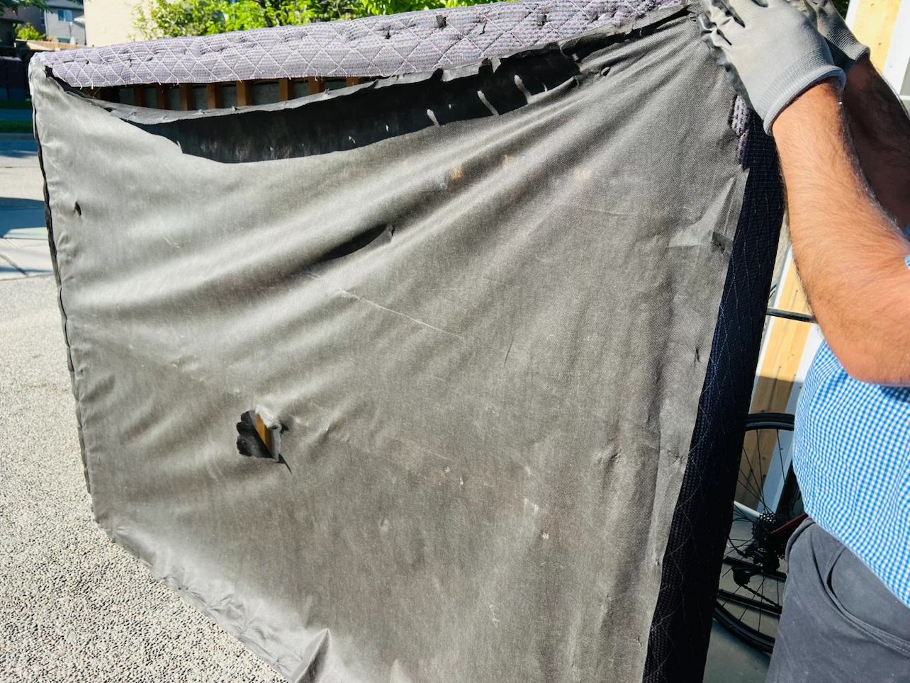 Box spring/ mattress foundation - queen size - photo 4