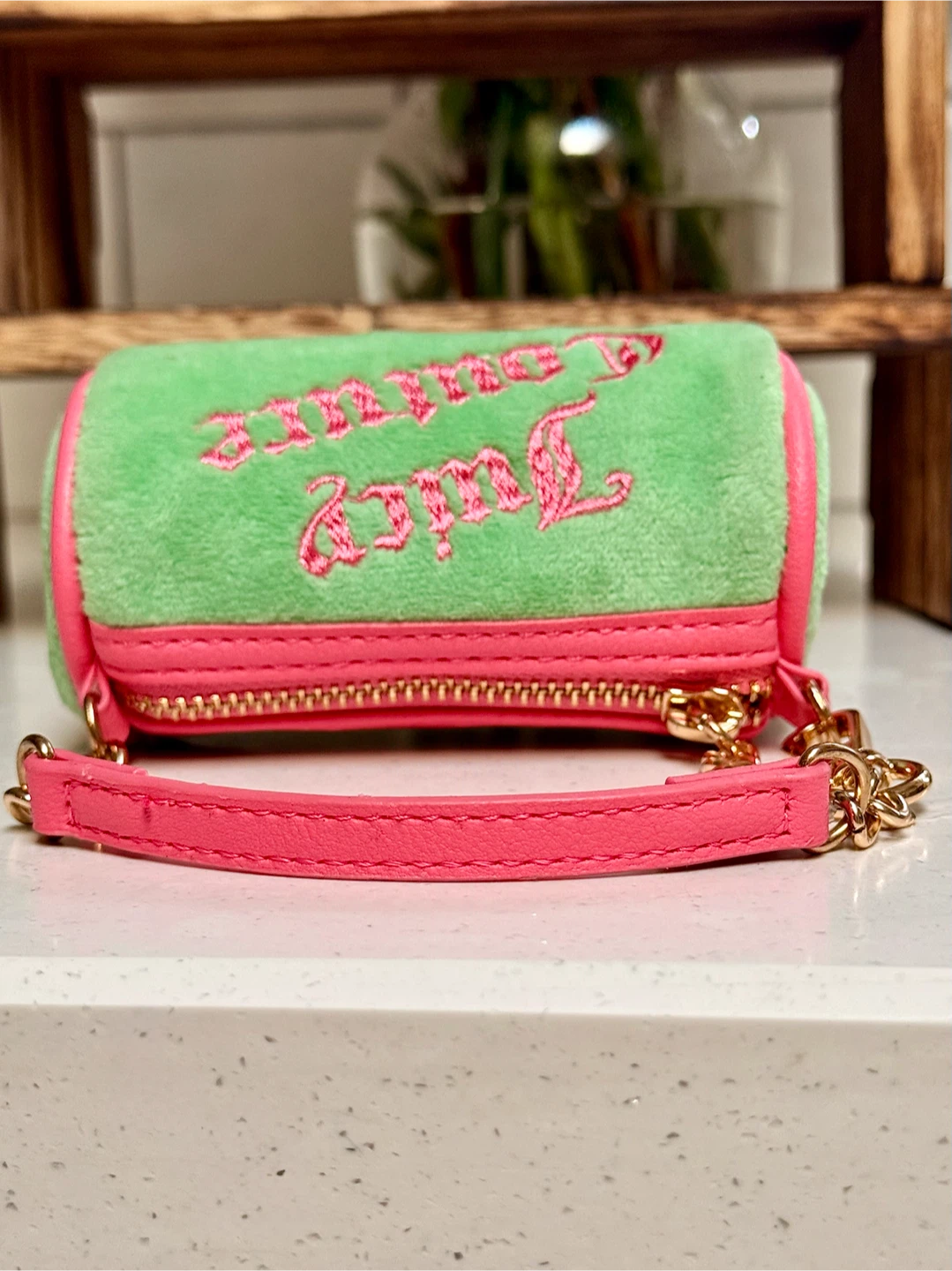 NEW Juicy Couture Mint Mini Barrel Bag or Bag Charm - photo 4