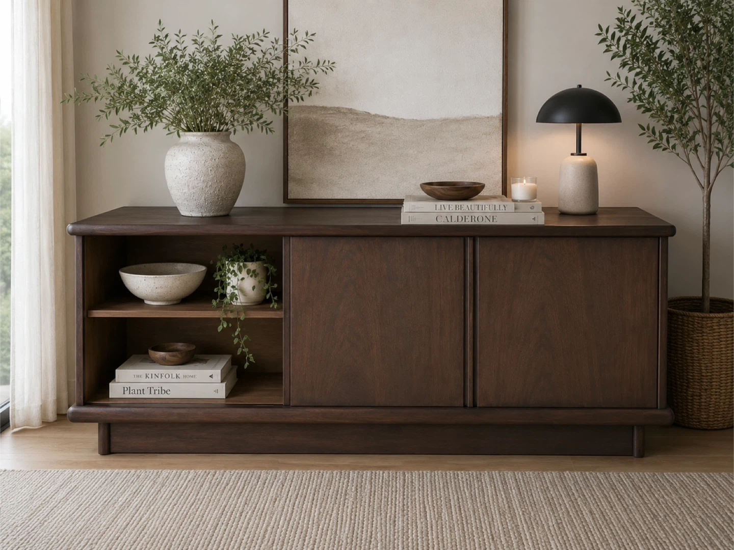 ✨ Solid Wood Nordic Buffet | Sideboard | Media Console - photo 5