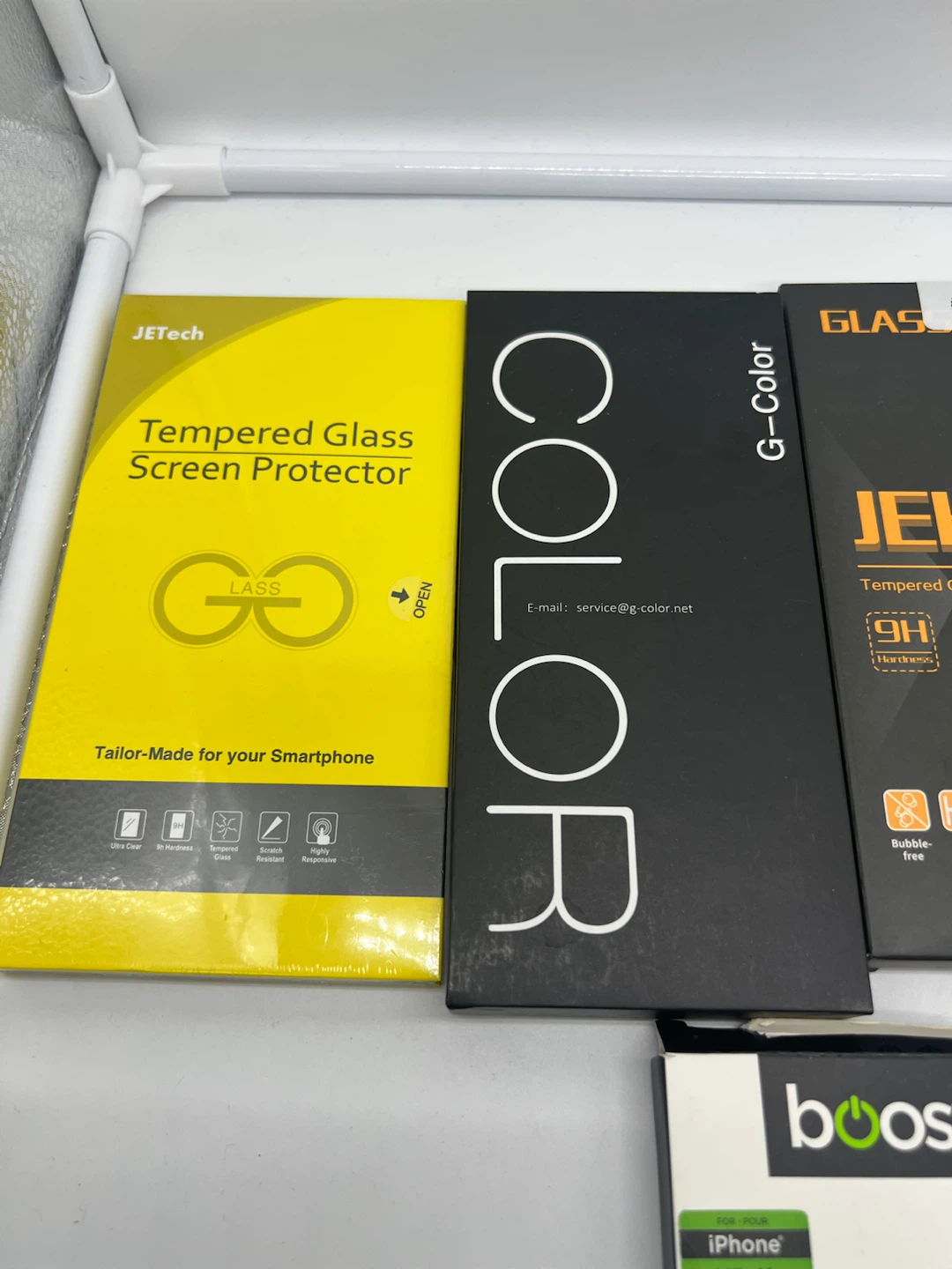 x7 NEW Tempered Glass Screen Protector Lot - photo 3