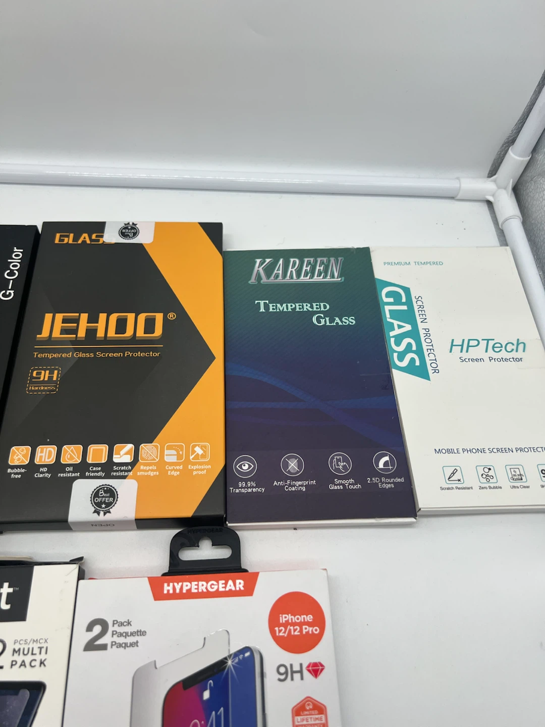 x7 NEW Tempered Glass Screen Protector Lot - photo 4