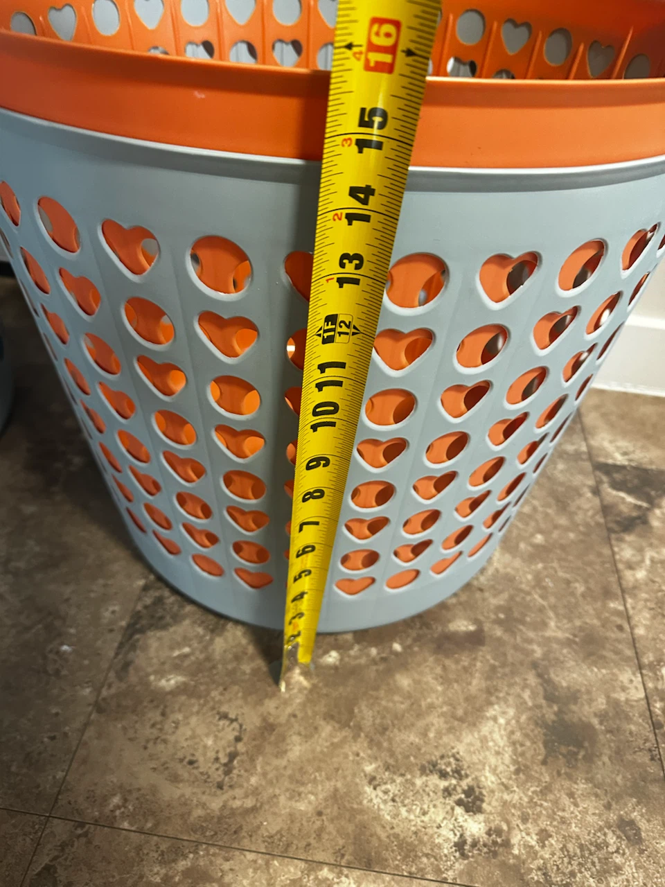 Orange and Blue Plastic Laundry Baskets - photo 2