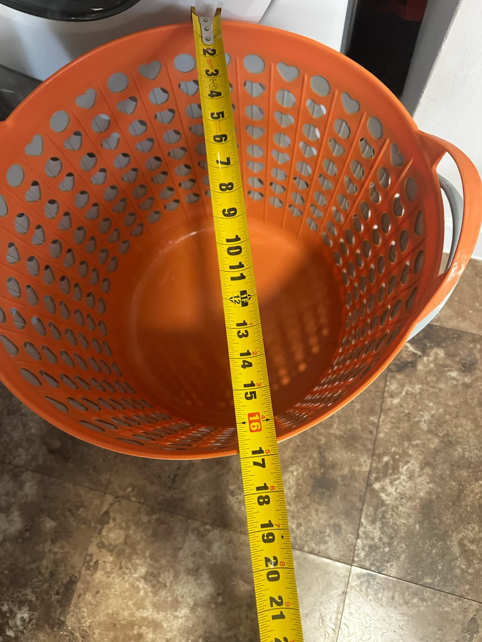 Orange and Blue Plastic Laundry Baskets - photo 3
