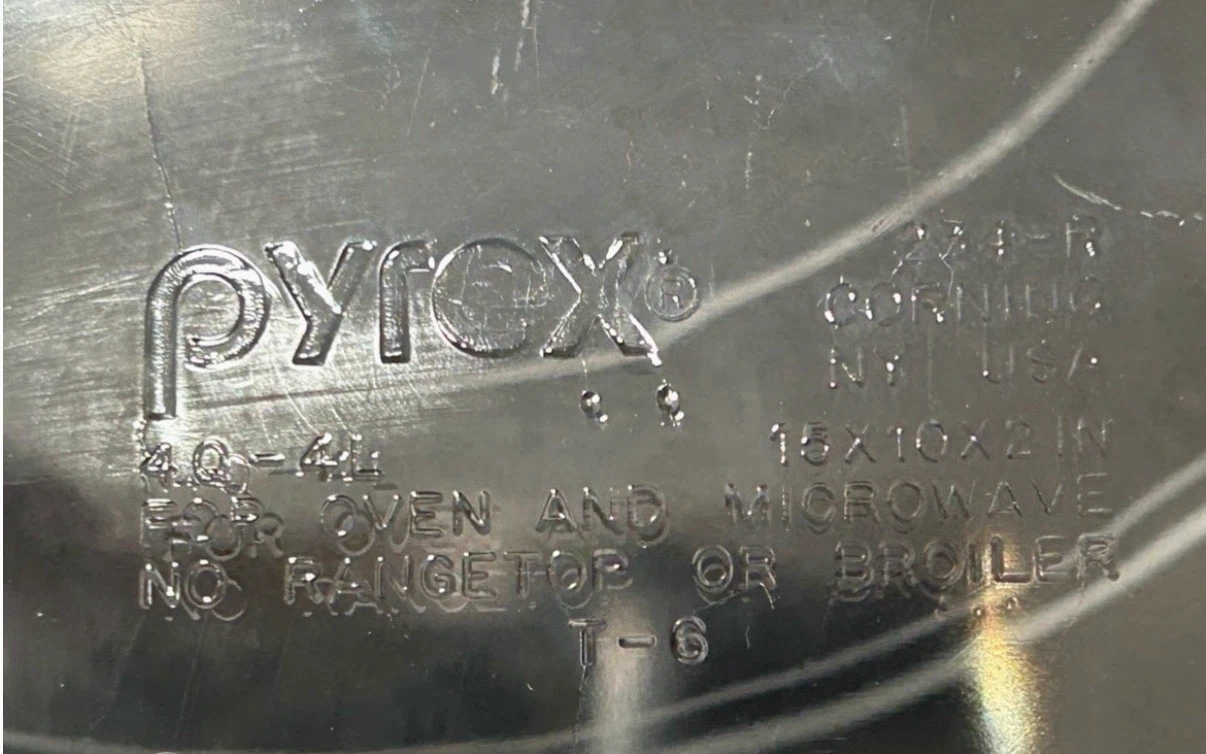 Pyrex Rectangular 16x10 inch Glass Casserole/Baking Dish - photo 3