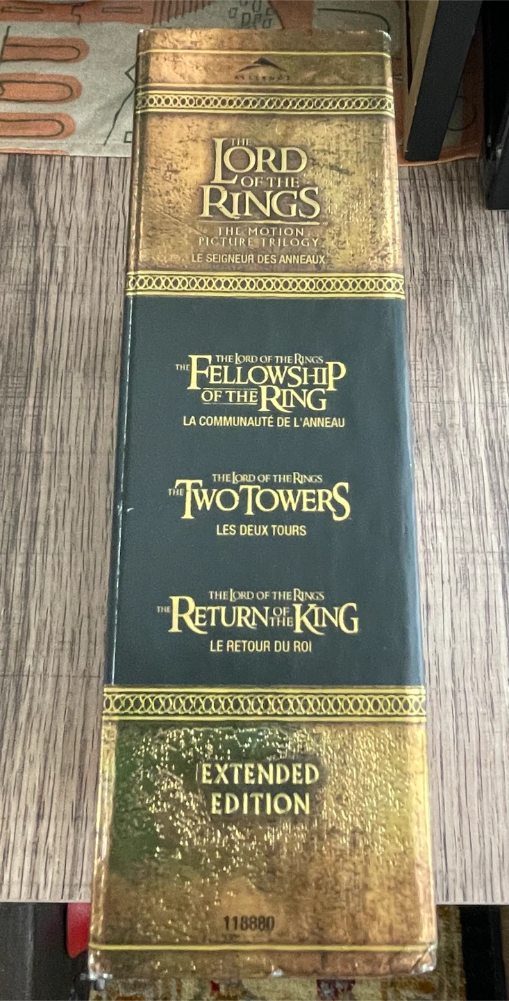 The Lord Of The Rings Trilogy Extended Edition Blu Ray Set - photo 3