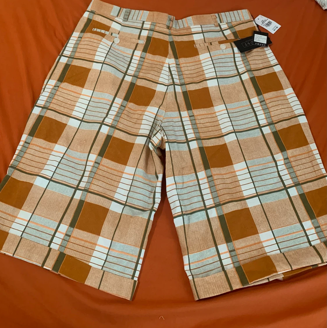 TRUST Men's Plaid Shorts Size 38 - photo 2