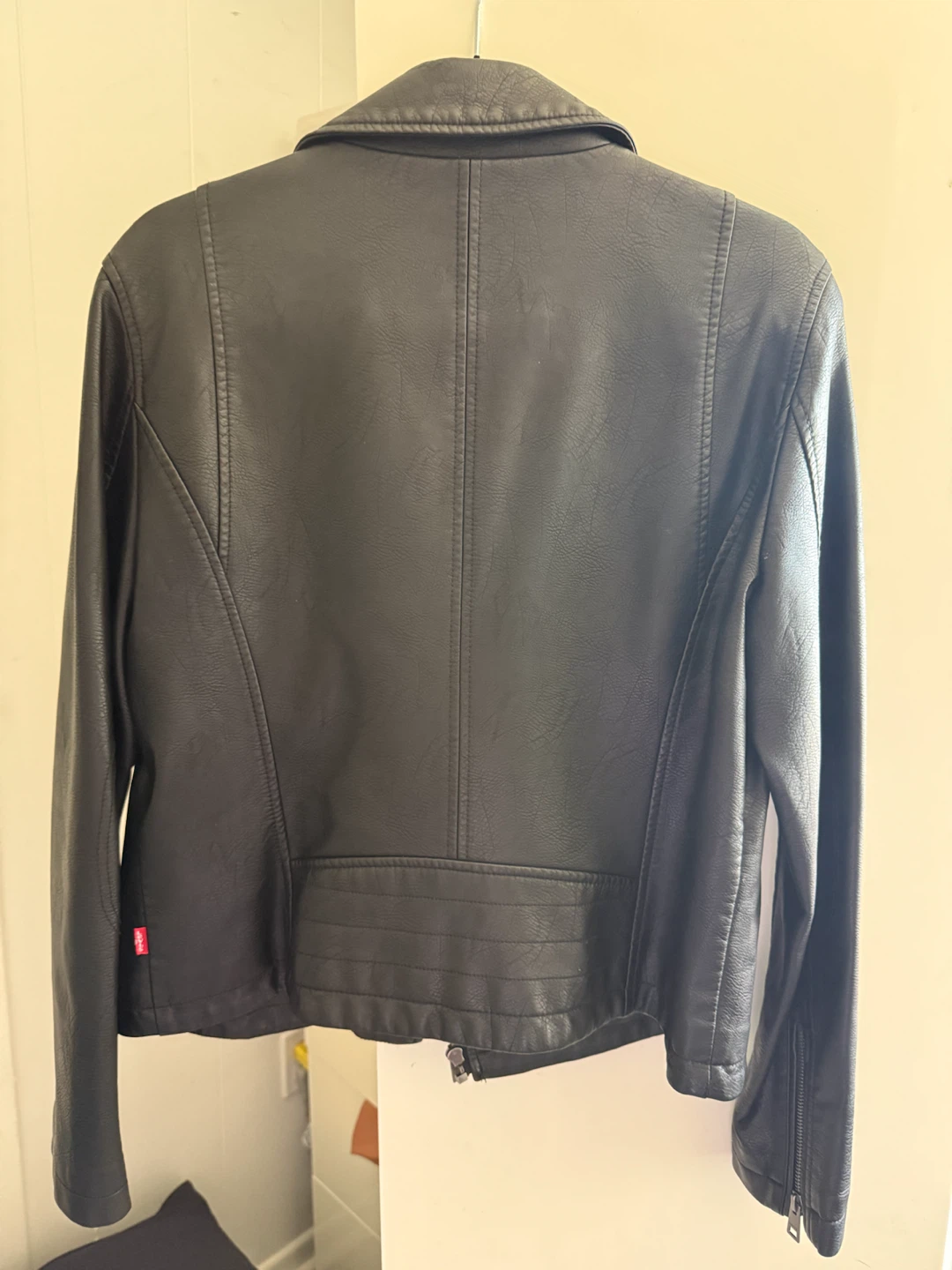 Levi Strauss & Co. Black Faux Leather Moto Jacket - photo 2