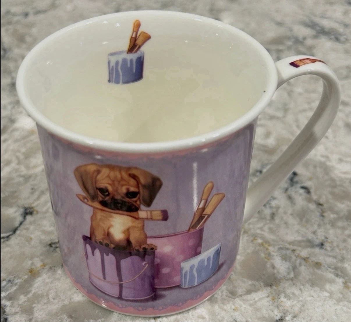 London Home Fine China Pink Puppy Coffee Cups (Set of 2) - photo 5
