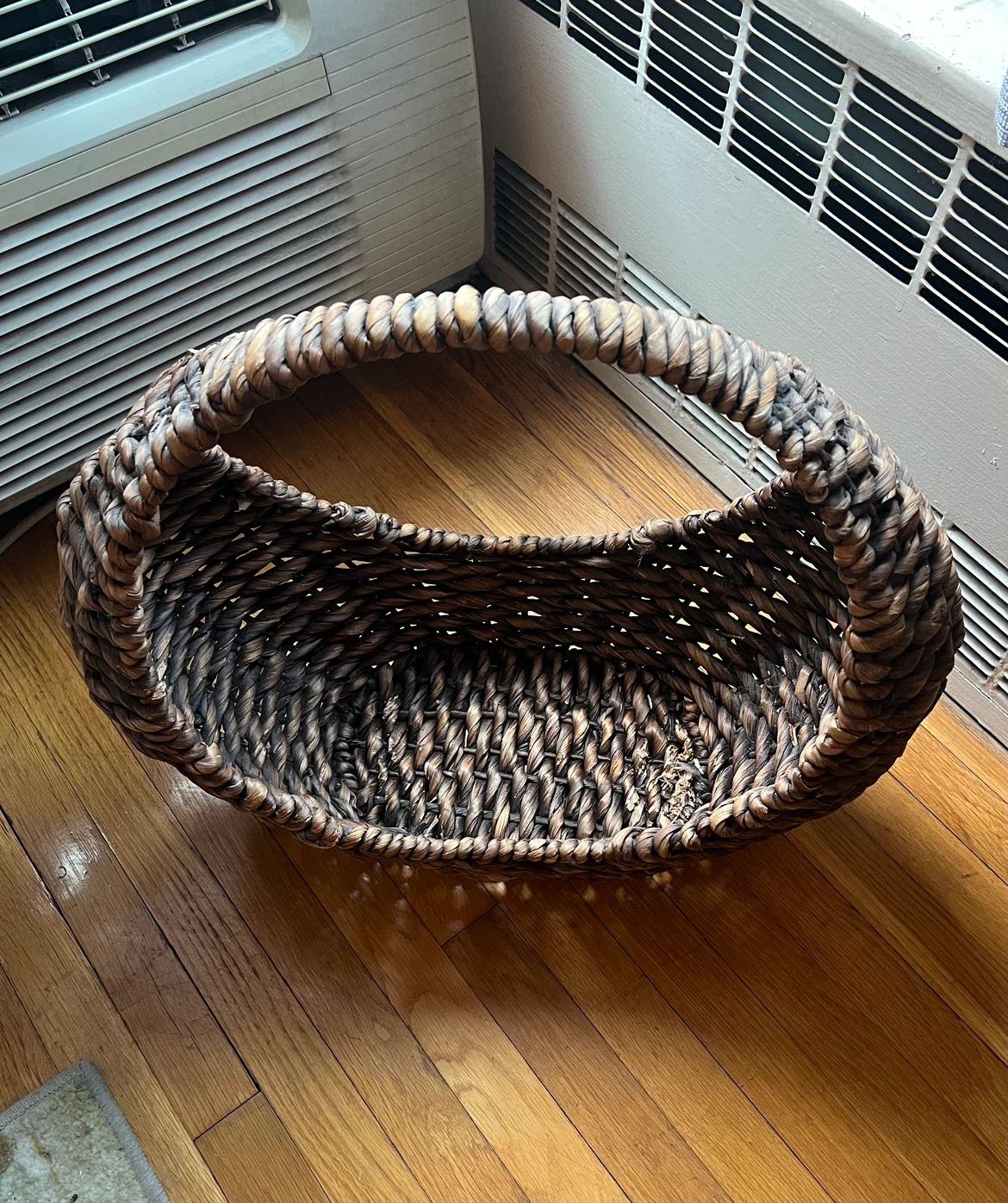Large Woven Crescent Basket - photo 5