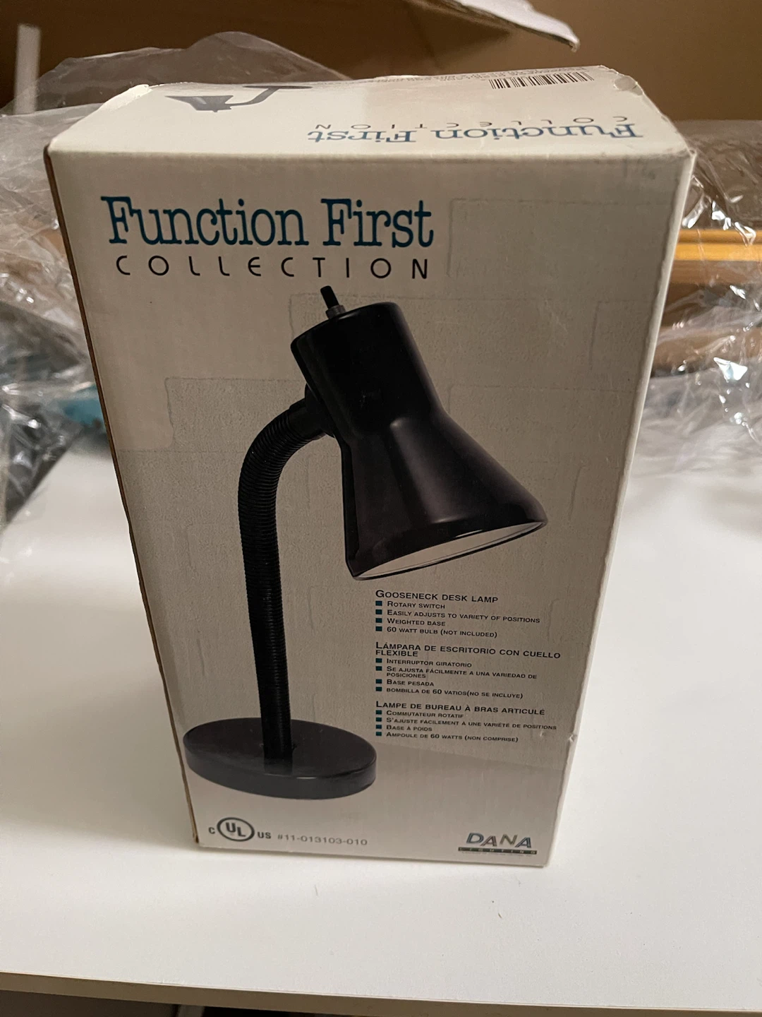 Dana Function First Collection Goose Neck Desk Lamp