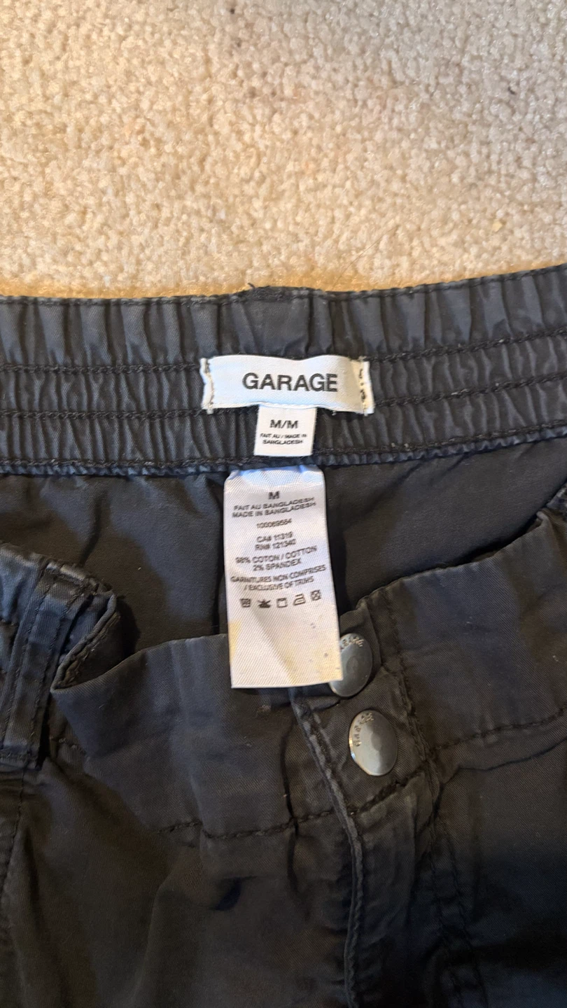 GARAGE Cargo Pants Black Size M - photo 4