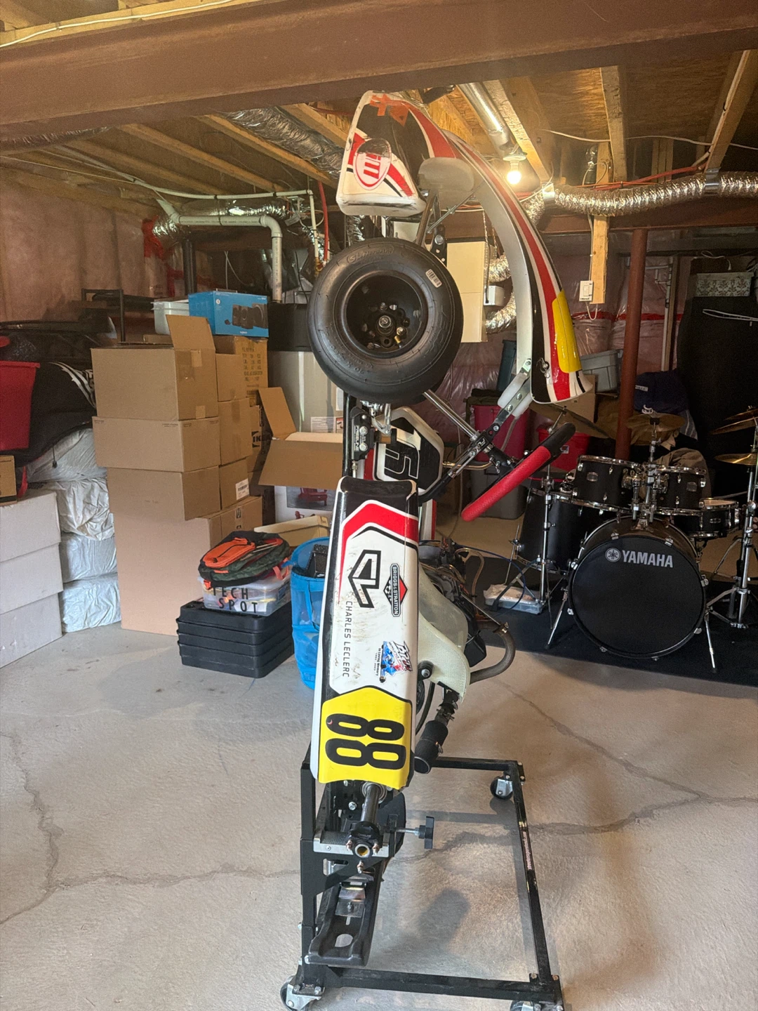 Go Kart, accessories, and storage rack - photo 2