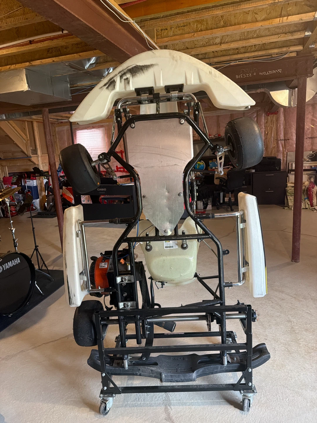 Go Kart, accessories, and storage rack - photo 3