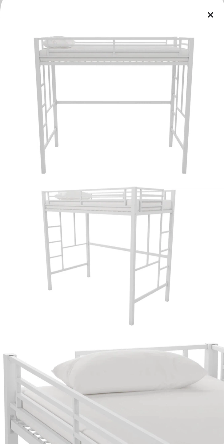 Aatif Kids Twin Loft Bed