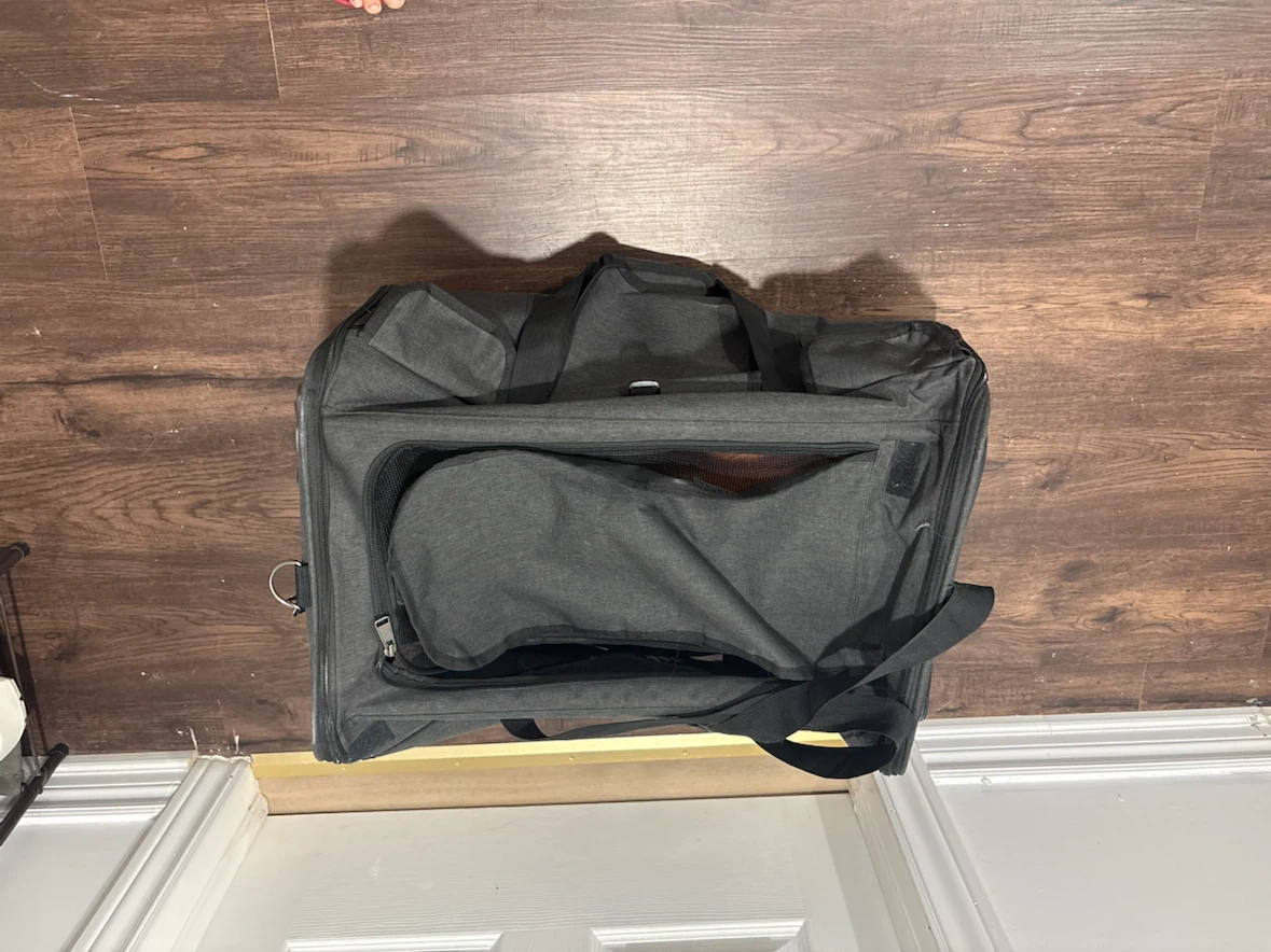 Black Rolling Pet Carrier - photo 3