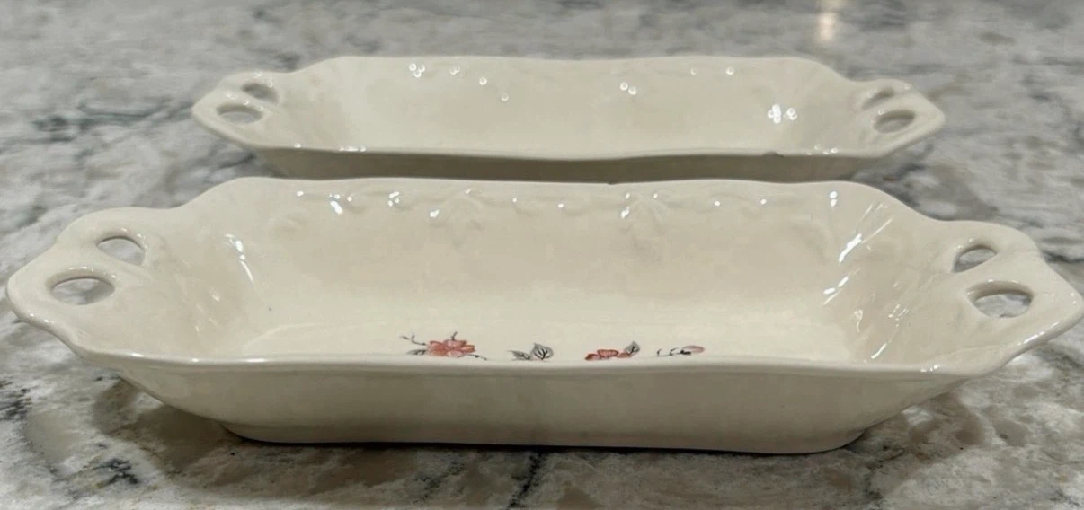 Vintage Rectangular Serving Dishes, Set of 2 - photo 2