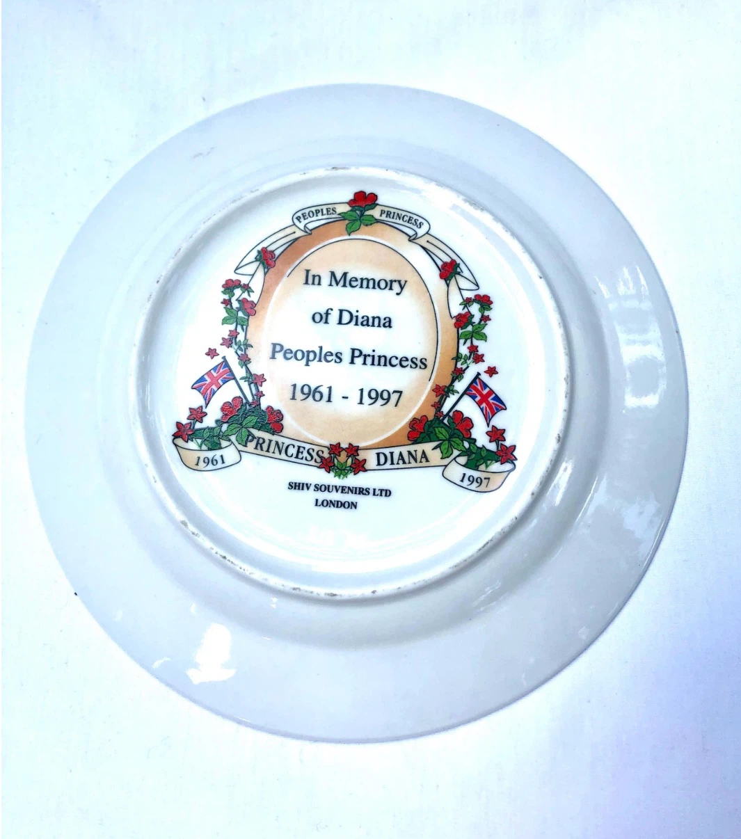 Princess Diana Memorial Plate - photo 2