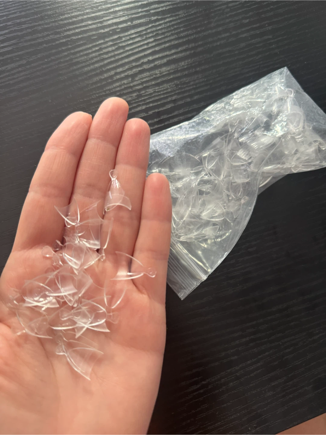 Nail Tips Set - Clear and White - photo 2