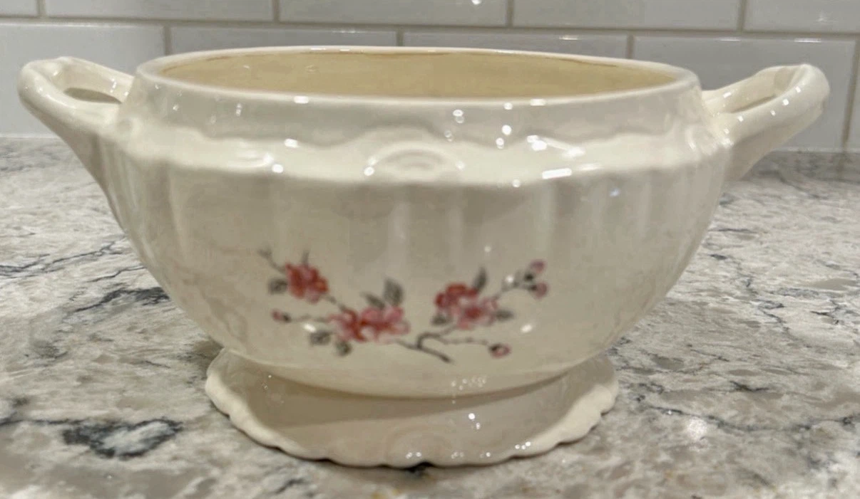 Vintage Floral Serving Bowl