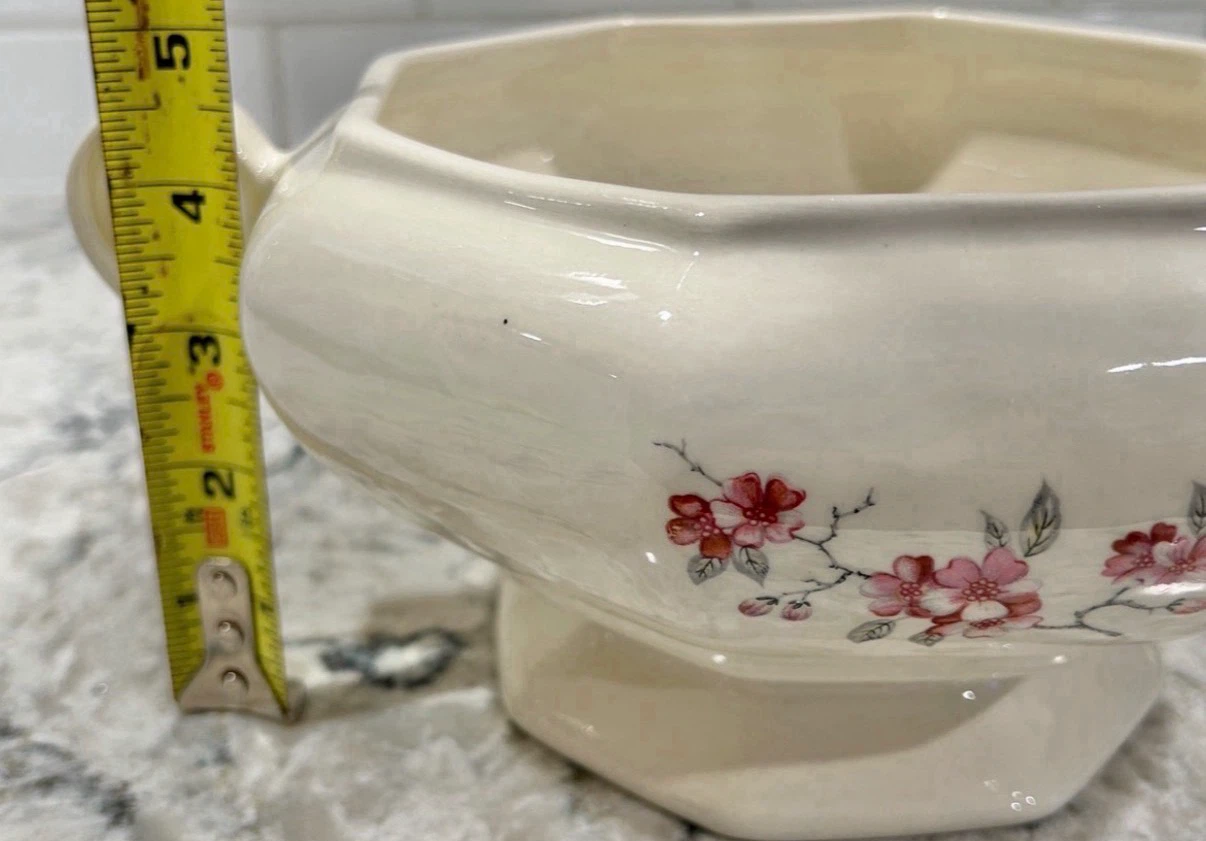 Vintage Lidded Soup Tureen with Floral Design - photo 5