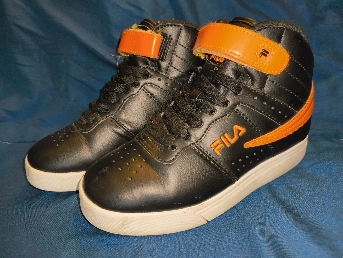 FILA Kids Vulc 13 Patent Flag Shoes