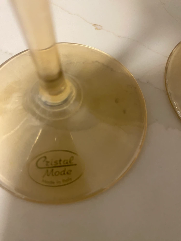Cristal Mode Wine Glasses - Set of 2 - photo 2