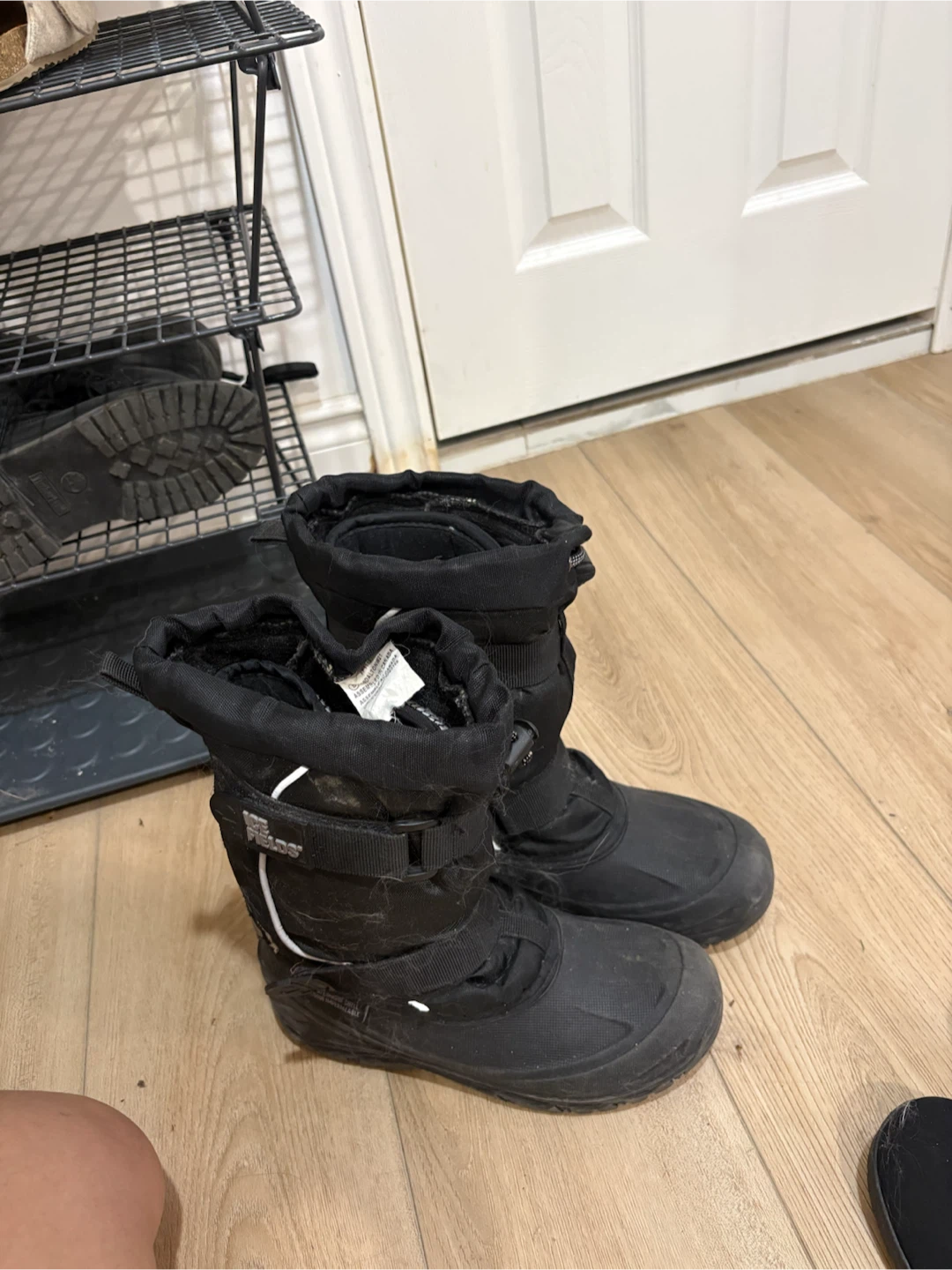 Ice Fields Black Winter Boots for -40