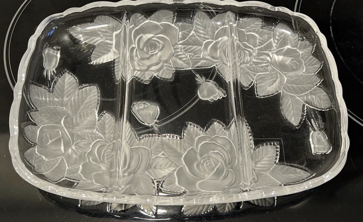 Studio Nova Winter Rose Divided Serving Trays Set of 2 - photo 2