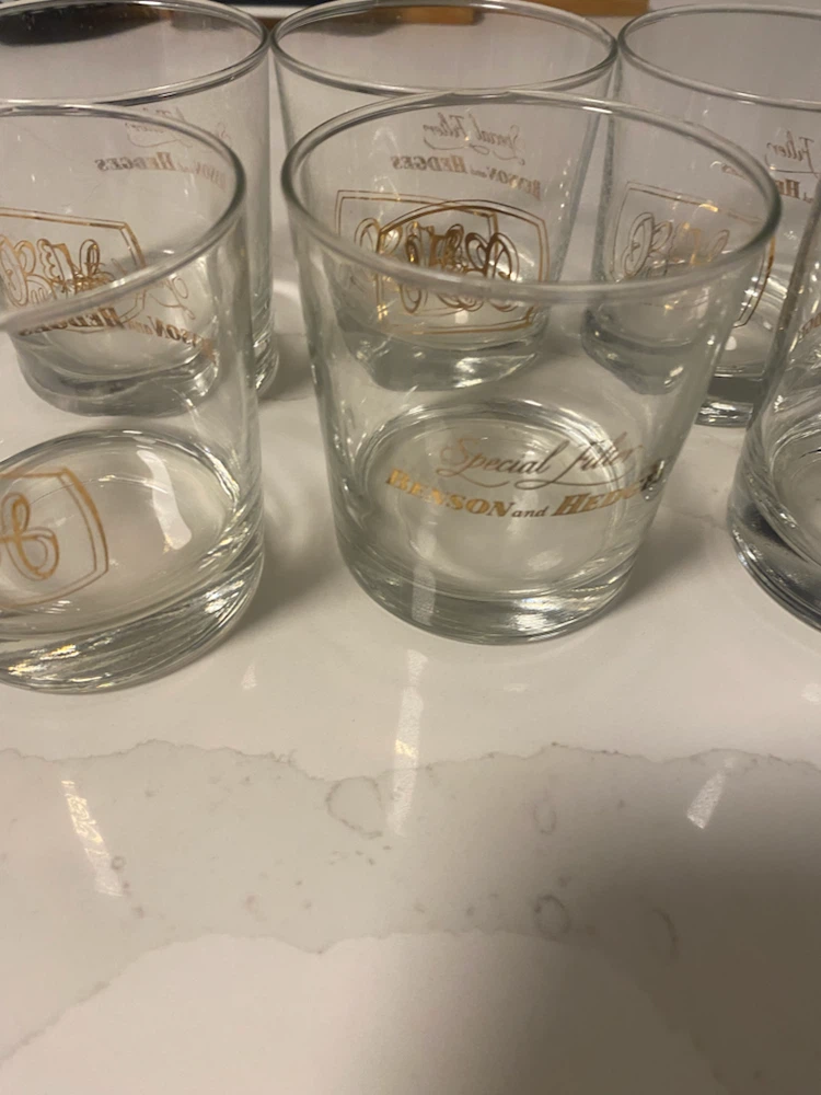 Benson & Hedges "Special Fruit" Tumbler Glasses Set of 6 - photo 2