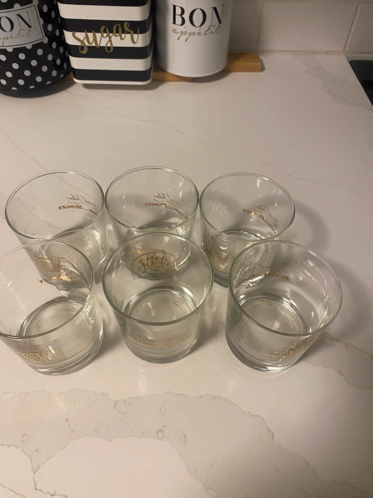 Benson & Hedges "Special Fruit" Tumbler Glasses Set of 6 - photo 3