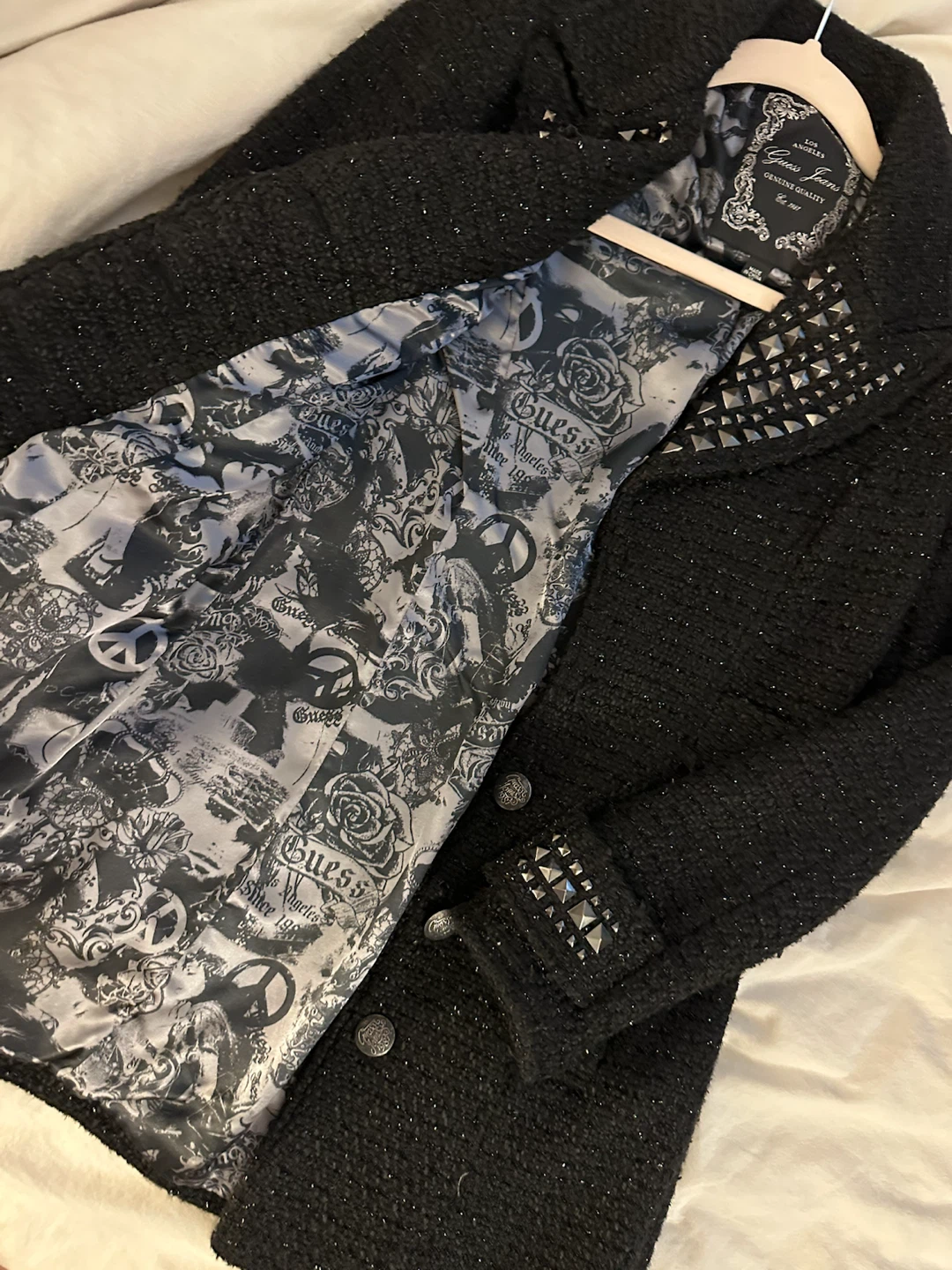 Guess Jeans Black Studded Jacket - photo 3