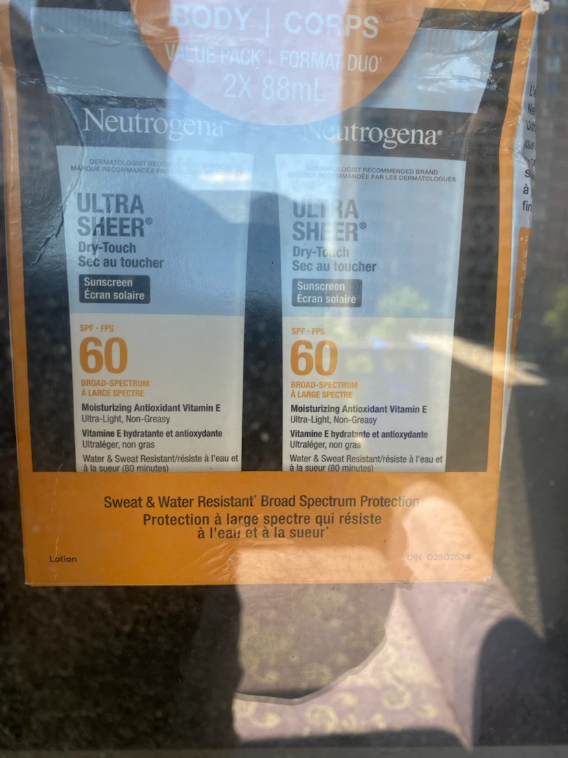 Neutrogena Ultra Sheer Dry-Touch Sunscreen SPF 60 (2 x 88mL)