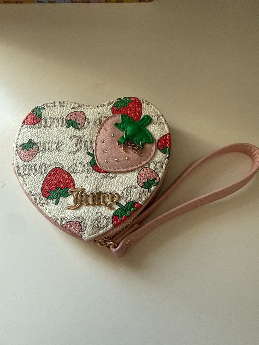 Juicy Couture Heart Shaped Coin Purse